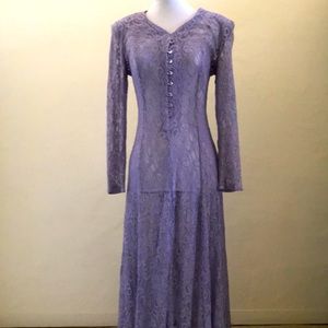 Vintage Lace Corset Dress